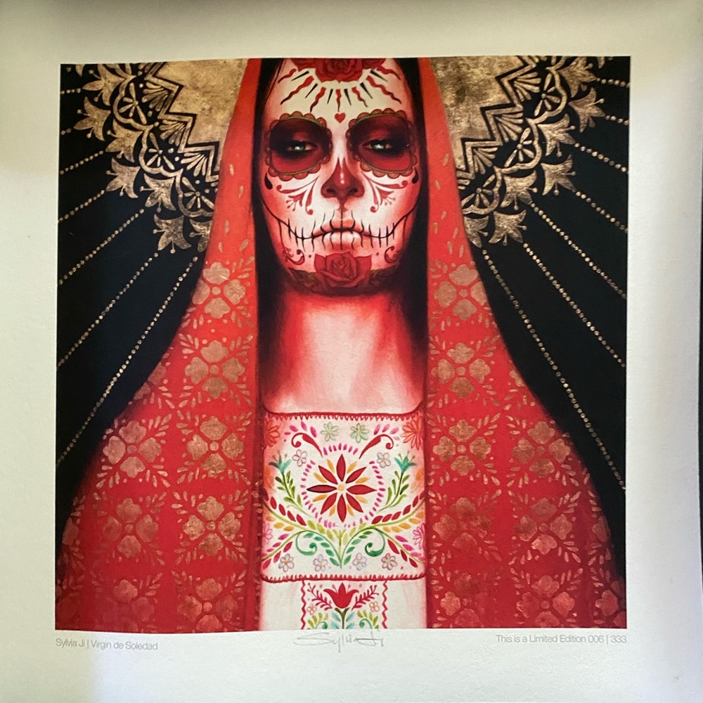 Sylvia Ji Limited Edition Print and Silk Scarf